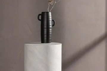 York Travertin Sidobord 50 cm - Grå - Products - Möbler - Bord & matgrupp - Avlastningsbord & sidobord - Piedestal & blompiedestal