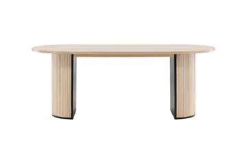 Bianca Matbord 200 cm Ovalt - Beige - Products - Möbler - Bord & matgrupp - Matbord & köksbord