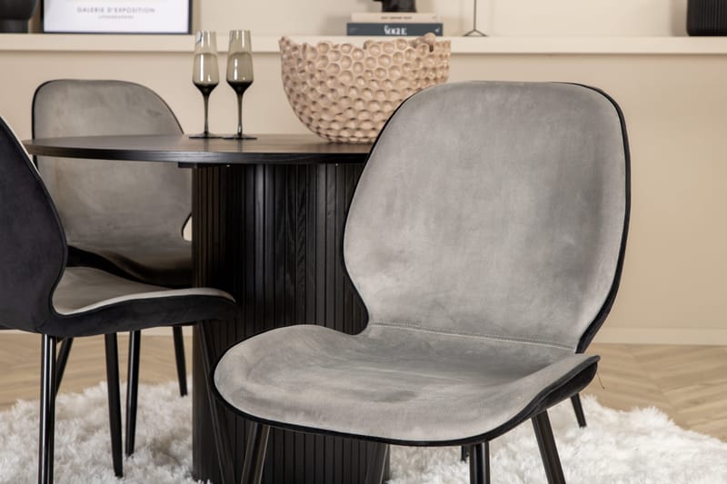 Bianca runt matbord med 4st Emma matstol - Products - Möbler - Bord & matgrupp - Matgrupp