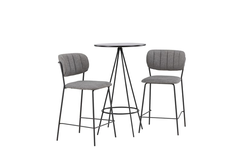 Bistro Matgrupp 60 cm Rund med 2 Bell stolar - Svart - Products - Möbler - Bord & matgrupp - Matgrupp