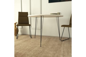 Bonnick Bord 90 cm - Svart/Vit - Products - Möbler - Bord & matgrupp - Matbord & köksbord