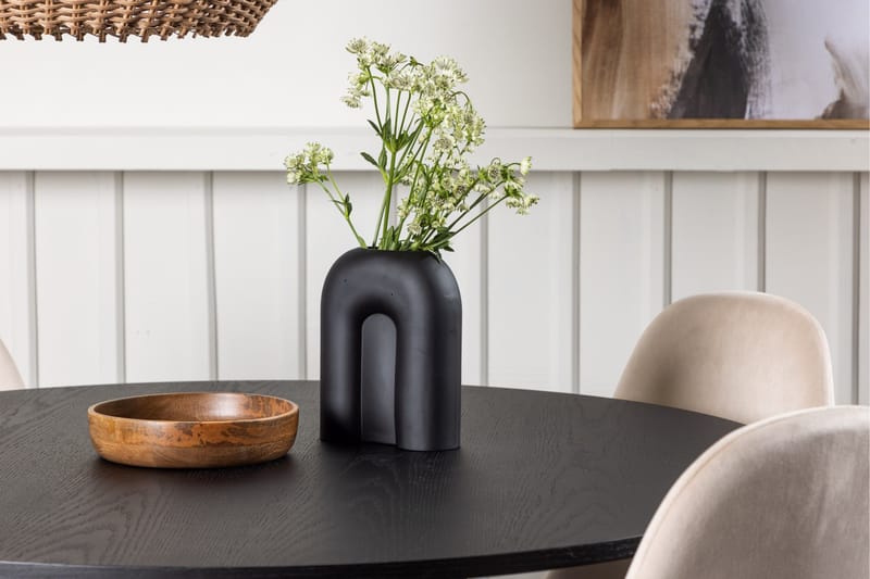 Bootcut Matgrupp 110 cm Rund med 4 Polar stolar - Beige - Products - Möbler - Bord & matgrupp - Matgrupp