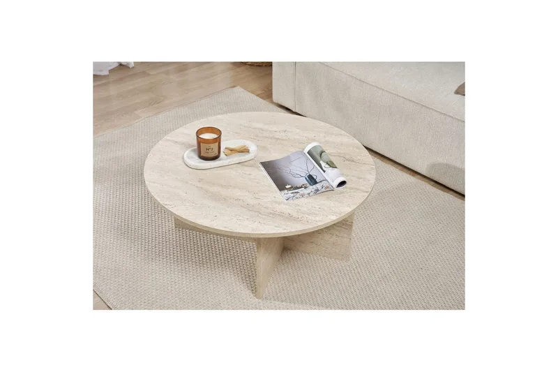 Boro Soffbord 90 cm - Beige - Products - Möbler - Bord & matgrupp - Soffbord