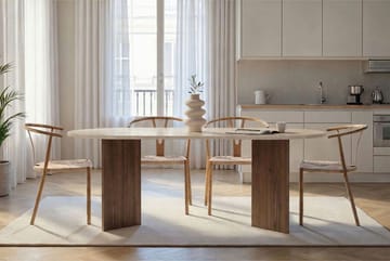 Ceylin Matbord 200x75x90 cm - Travertine Walnut - Products - Möbler - Bord & matgrupp - Matbord & köksbord