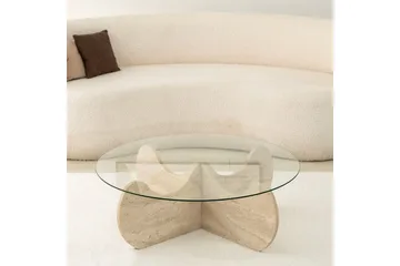 Chaino Soffbord 90 cm - Beige - Products - Möbler - Bord & matgrupp - Soffbord