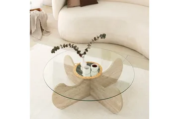 Chaino Soffbord 90 cm - Beige - Products - Möbler - Bord & matgrupp - Soffbord