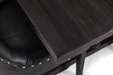 Dijon Matgrupp 200 cm med 6 Tuva Fåtölj - Vintage Trä / Svart Pu - Products - Möbler - Bord & matgrupp - Matgrupp