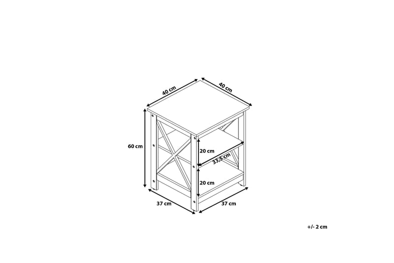 Foster Soffbord 40 cm - Svart - Products - Möbler - Bord & matgrupp - Soffbord
