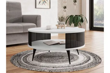 Galia Soffbord 75 cm - Svart/Vit - Products - Möbler - Bord & matgrupp - Soffbord