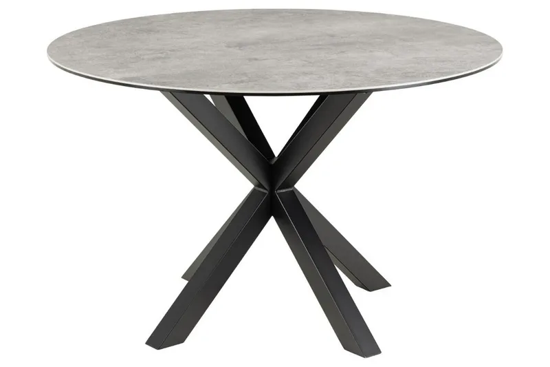 Ganesh Matbord 119 cm Rund, Grå