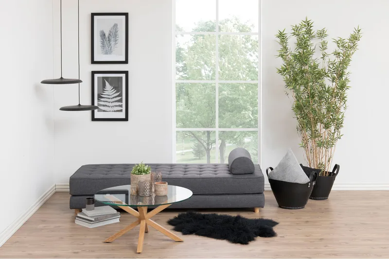 Ganesh Soffbord 82 cm Rund - Ek - Products - Möbler - Bord & matgrupp - Soffbord