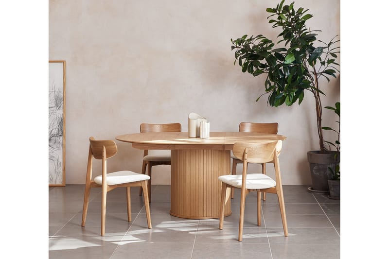 Gethin Matbord 120 cm Rund - Beige - Products - Möbler - Bord & matgrupp - Matbord & köksbord