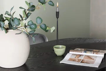 Isolde Matgrupp 180 cm Oval med 4 Lilja stolar - Svart - Products - Möbler - Bord & matgrupp - Matgrupp