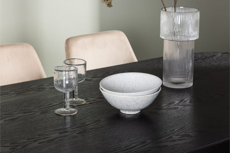 Isolde Matgrupp 180 cm Oval med 4 Night Stolar - Svart - Products - Möbler - Bord & matgrupp - Matgrupp