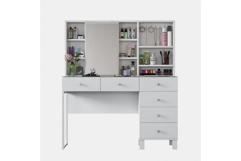 Talros Sminkbord 120 cm, Vit