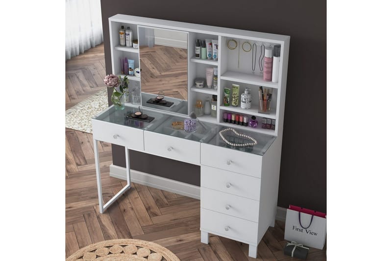 Talros Sminkbord 120 cm - Vit - Products - Möbler - Bord & matgrupp - Kontorsbord - Datorbord
