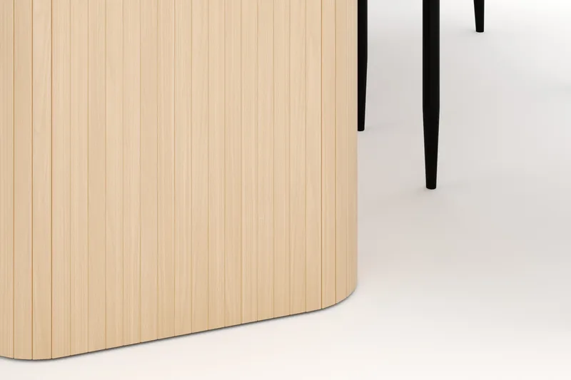 Kopparbo Matbord 180-240 cm Förlängningsbart med 6 Sawako Stolar - Vit - Products - Möbler - Bord & matgrupp - Matgrupp