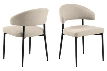 Kopparbo Runt Matbord 130 cm Förlängningsbart med 4 Sawako Stolar - Vit - Products - Möbler - Bord & matgrupp - Matgrupp