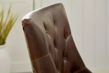 Lyon Matgrupp Rund med 4 st Tuva Fåtölj Konstläder - Trä/Vit/Svart PU - Products - Möbler - Bord & matgrupp - Matgrupp