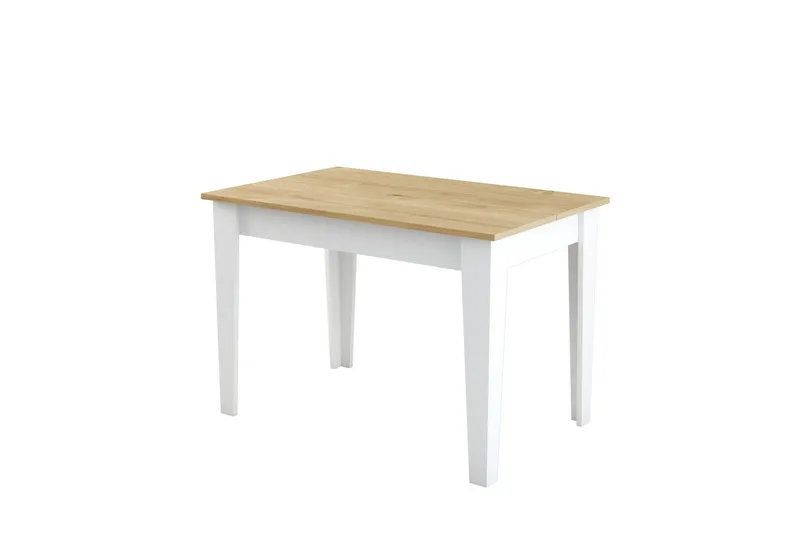 Levents Matbord 110x72 cm Vit/Brun, Hanah Home