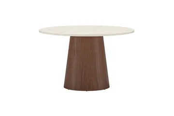 Runt matbord Lanzo 120 cm - Beige - Products - Möbler - Bord & matgrupp - Matbord & köksbord