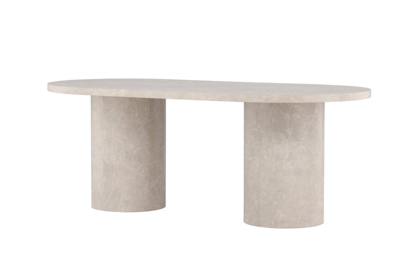 Matbord Peach Narvik Dining Table 100x200 cm - Beige Marblelook / Beige - Products - Möbler - Bord & matgrupp - Matbord & köksbord