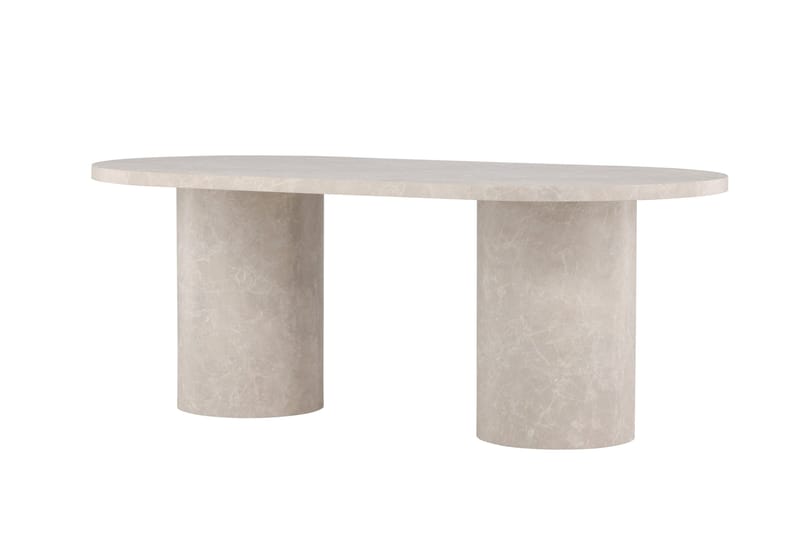 Matbord Peach Narvik Dining Table 100x200 cm - Beige Marblelook / Beige - Products - Möbler - Bord & matgrupp - Matbord & köksbord