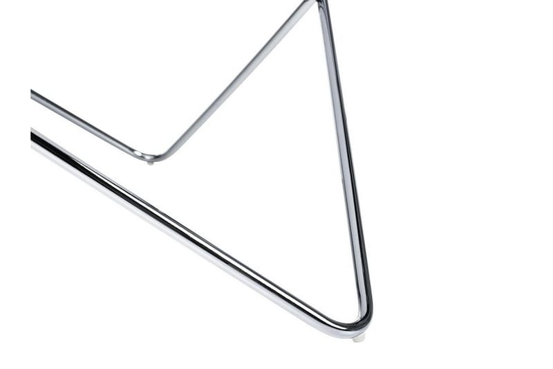 Meerah Soffbord 80 cm Runt - Vit/Silver - Products - Möbler - Bord & matgrupp - Soffbord