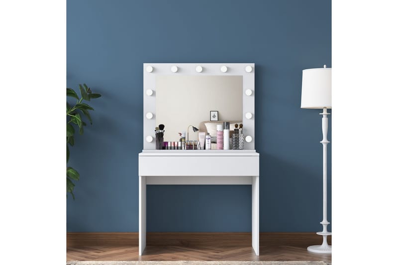 Naomori Sminkbord 90 cm - Vit - Products - Möbler - Bord & matgrupp - Sminkbord & toalettbord