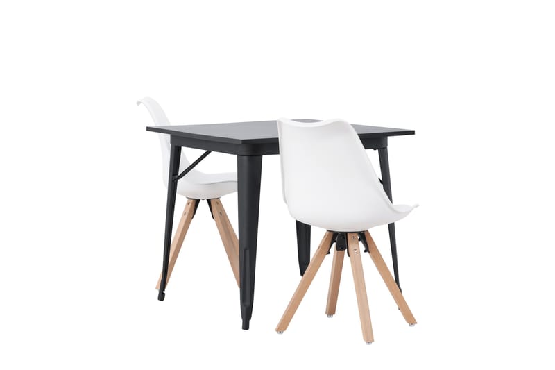 Ochovi Matgrupp  80 cm Rektangulär med 2 Zeno stolar - Svart - Products - Möbler - Bord & matgrupp - Matgrupp