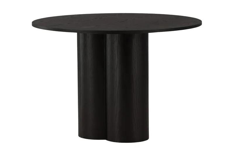 Olivia Matbord 110 cm Runt, Svart
