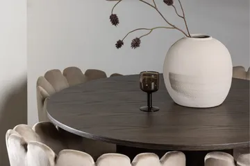 Olivia Matgrupp 110 cm Rund med 4 Limhamn stolar - Beige - Products - Möbler - Bord & matgrupp - Matgrupp