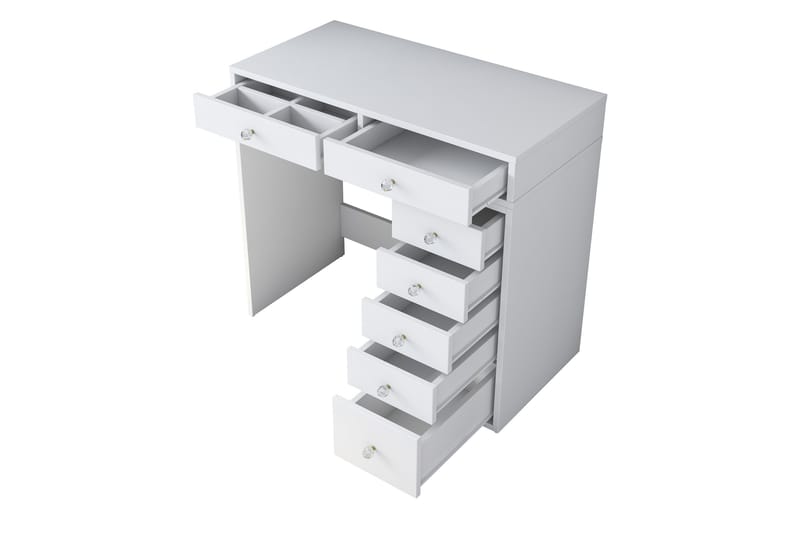 Ramender Sminkbord 90 cm - Vit - Products - Möbler - Bord & matgrupp - Sminkbord & toalettbord