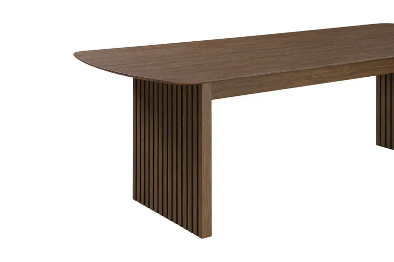 Richeto Matbord Rökt Ek 180 cm - Brun / Ribbad - Products - Möbler - Bord & matgrupp - Matbord & köksbord