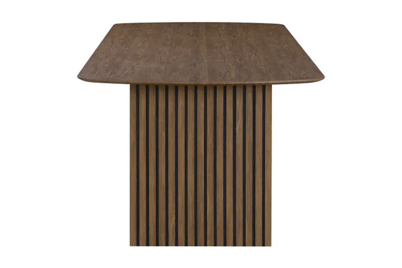 Richeto Matbord Rökt Ek 210 cm - Brun / Ribbad - Products - Möbler - Bord & matgrupp - Matbord & köksbord