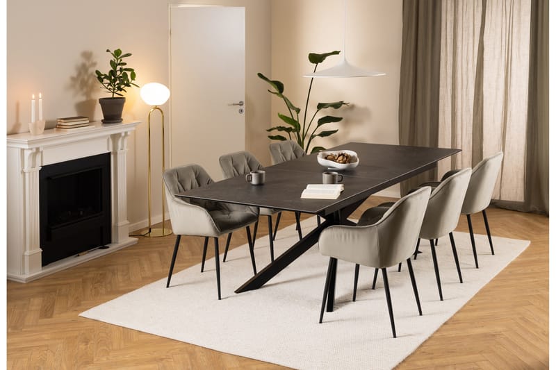 Salupa Matbord 240x100 cm - Svart - Products - Möbler - Bord & matgrupp - Marmorbord
