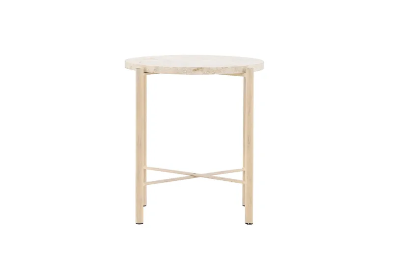 Sandhamn Soffbord 40 cm Rund, Beige