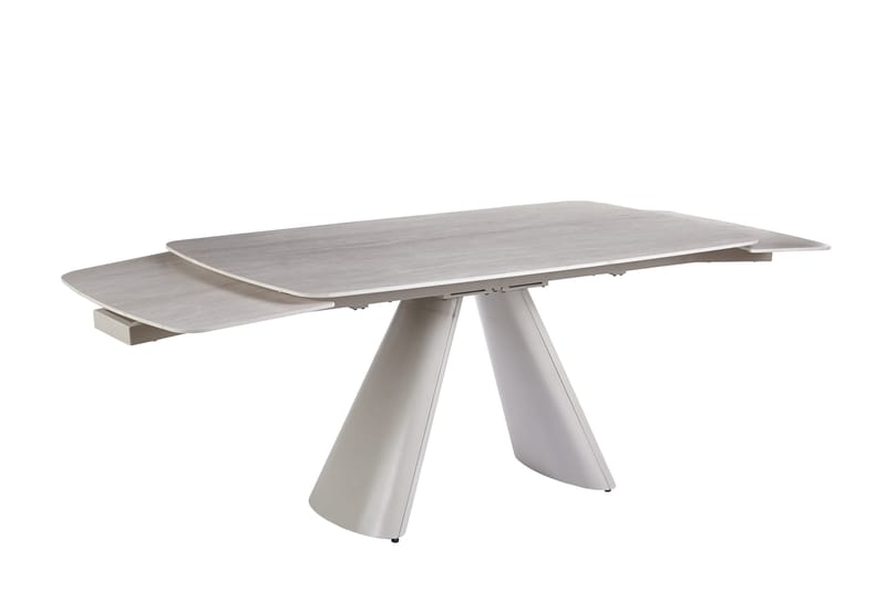 Saturnus matbord förlängningsbart 165-240 cm - Beige travertin - Beige travertin - Products - Möbler - Bord & matgrupp - Matbord & köksbord