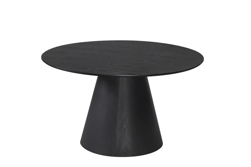 Siena Matbord Runt 130cm, Svart