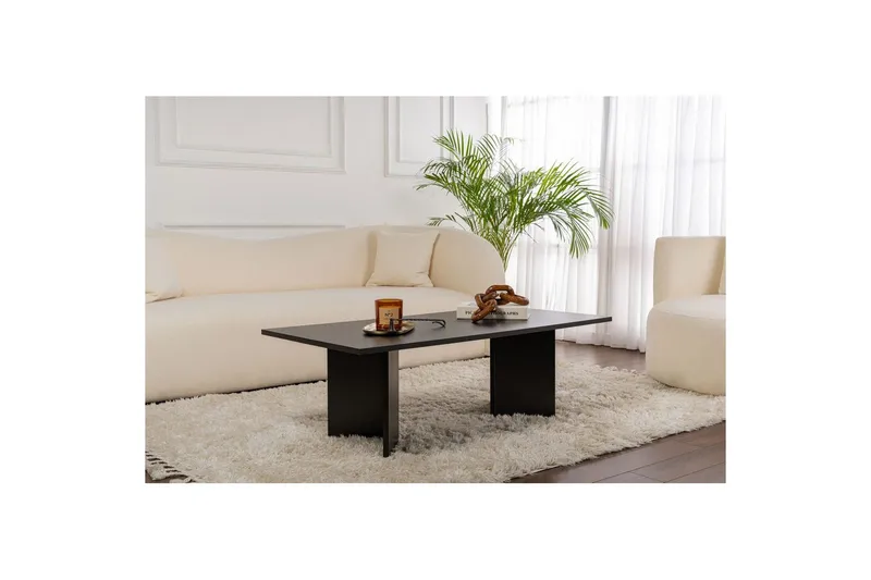 Soffbord Isami Trä Svart - Trä Svart - Products - Möbler - Bord & matgrupp - Soffbord