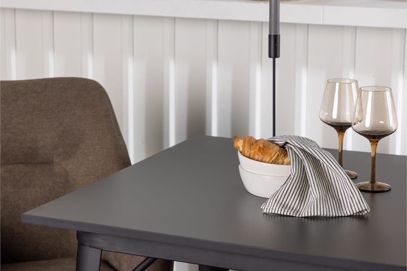 Tempe Matgrupp 80 cm Rektangulär med 2 Tomorrow stolar - Brun - Products - Möbler - Bord & matgrupp - Matgrupp