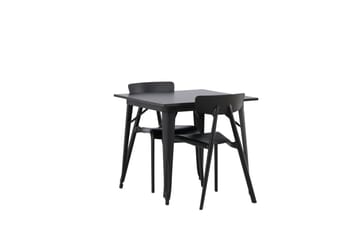 Tempe Matgrupp 80 cm Rektangulär med 2 Ursholmen stolar - Svart - Products - Möbler - Bord & matgrupp - Matgrupp
