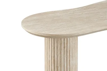 Uppveda Asymmetriskt Soffbord Travertin Utseende 130x70 cm - Beige - Products - Möbler - Bord & matgrupp - Soffbord