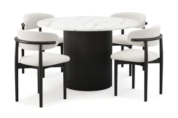 White/Black - Brun,Vit