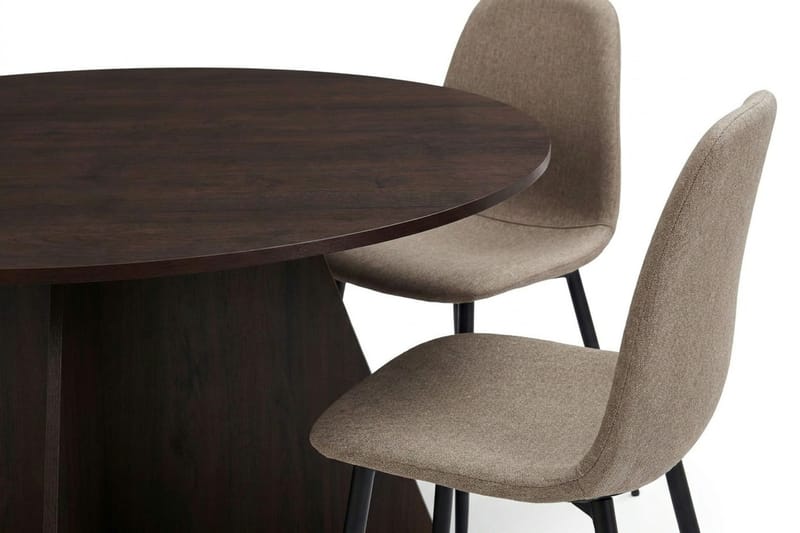 Vera Matgrupp runt 150 cm Rökt Ek med 6 Nibe Matstolar - Rökt ek - Products - Möbler - Bord & matgrupp - Matgrupp