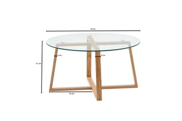 Wilhem Soffbord 78 cm Rund - Natur - Products - Möbler - Bord & matgrupp - Soffbord