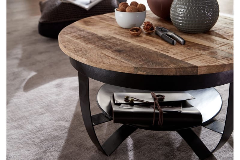 Willowdale Soffbord 60x34 cm med Förvaring Runt - Brun/Svart - Products - Möbler - Bord & matgrupp - Soffbord