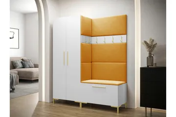 Dunvegan Hallmöbelset 158x44 cm White - Products - Möbler - Hallmöbler - Möbelset för hall & entre