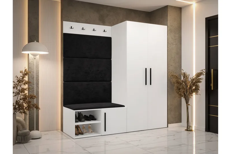 Farosa Hallmöbelset - Vit - Products - Möbler - Hallmöbler - Möbelset för hall & entre