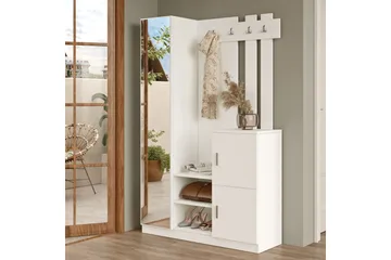 Hialeh Hallmöbelset - Vit - Products - Möbler - Hallmöbler - Möbelset för hall & entre